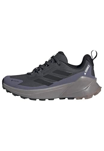 Image of adidas Women's Terrex Trailmaker 2 Gore-TEX Hiking Shoes, Carbon/Core Black/Preloved Violet, 8 UK
