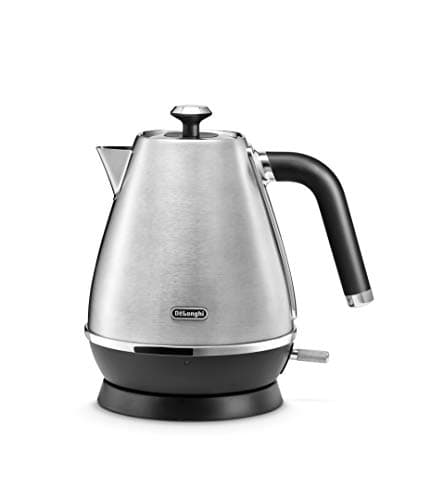 Image of De'Longhi Distinta X Design 1.7L Rapid Boil Metal Kettle, Stainless Steel, Anti-Limescale Filter, Cord Storage KBI3001.M - Brushed Steel
