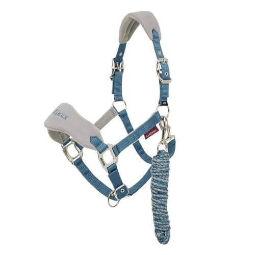 Image of LeMieux Vogue Headcollar & Leadrope Ice Blue, Pony