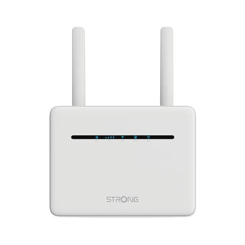 Image of Strong AC1200 Dual Band 4G Router, 4G+ Cat6 up to 300Mbps, Unlocked LTE Router with SIM Card Slot, Gigabit LAN/WAN Ports, Vertical Space-Saving Design, 2 External Antennas, Plug & Play, Secure Network