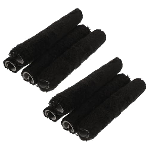 Image of BESPORTBLE 8pcs Velvet Heel Strap Detachable Fuzzy Sole Inserts for Slippers Warm Decor Insoles Heel Cushion Soft Furry Strap for Women