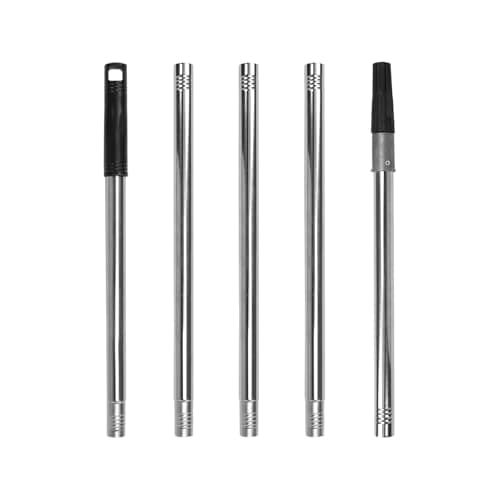 Image of Paint Roller Extension Pole, 7 Segmented Lightweight Stainless Steel Telescopic Pole, Extendable Pole for Painting and Cleaning Tools (2M)