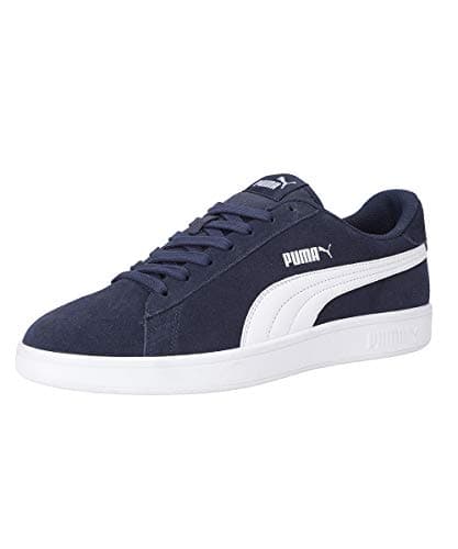 Image of Puma Smash V2, Unisex Adults’ Low-Top Sneakers, Blue (Peacoat-Puma White 04), 6 UK (39 EU)