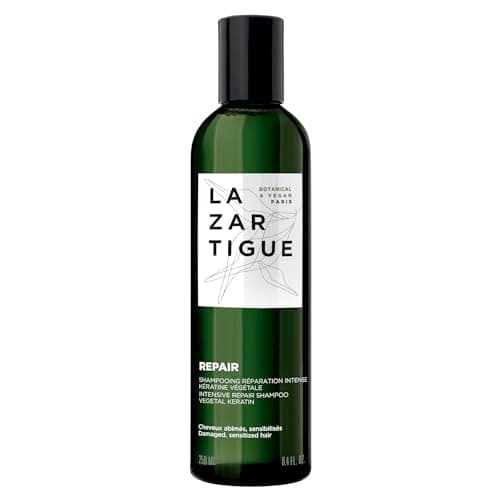 Image of LAZARTIGUE REPAIR - Sulfate-Free Shampoo with Vegetal Keratin – Intensive Damage Repair, Vegan, 91% Natural Ingredients, 250ml