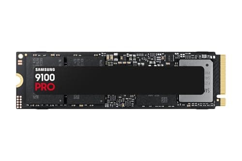Image of Samsung Memory MZ-VAP1T0BW 9100 PRO 1TB Internal SSD, PCIe 5.0 x4, NVMe 2.0, SSD Designed for Pros & Gamers, Compatible with PC & Laptops, 5 Year Limited Warranty (UK Version)