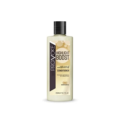 Image of PROVOKE Highlight Boost Conditioner 200 ml, Protects and Prolongs All Shades of Highlights and Balayages, Brightens Faded Highlights, Enhance Shine for Coloured, Highlights and Natural Blonde Hair