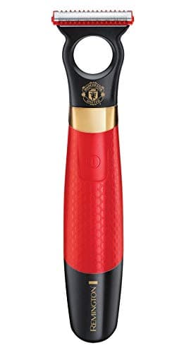 Image of Remington Manchester United Durablade Cordless Electric Shaver with Storage Pouch, Black and Red