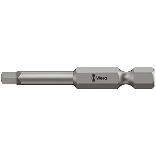Image of Wera 05060296001 3 x 50 mm V 868/4 Bits for Square Socket Screw - Silver