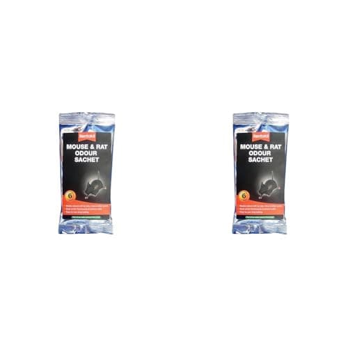 Image of Rentokil FM24 Mouse And Rat Odour Sachets, Black (Pack of 2)