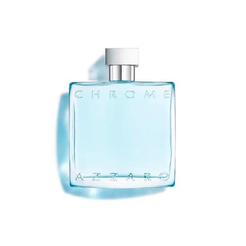 Image of Azzaro Chrome Eau de Toilette for Men, Fresh Aquatic Woody Fragrance, Everyday Men's Aftershave, Invigorating & Comforting Scent, Sandalwood, Amber, Maté accord, Perfume for Men