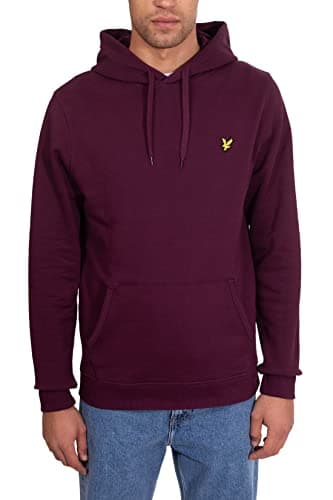 Image of Lyle & Scott - Men's Sweatshirt with Hood and Logo, purple, XXL