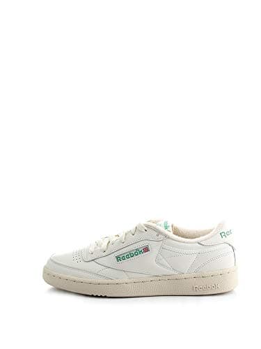 Image of Reebok Men Club C 85 Vintage Sneaker, Top-Chalk/Paperwhite/Glen Green, 6.5