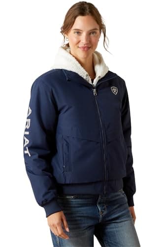 Image of ARIAT Womens Insulated Water Resistant Stable Jacket II - Navy Blue