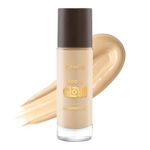 Image of NEW LUXURY Professional God's Glow Liquid Illuminator, Highlighting, Dewy Finish, Lightweight and Blendable Face and Body Makeup