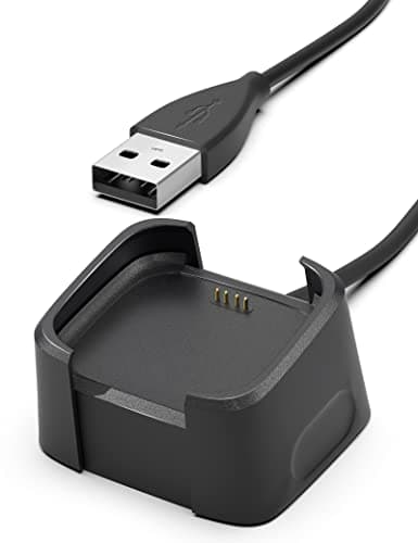 Image of Sinoacc Charger for Fitbit Versa 2 Health & Fitness Smartwatch 3.3Ft Fast Charging Replacement Fitbit Versa 2 USB Charging Cable Dock Stand