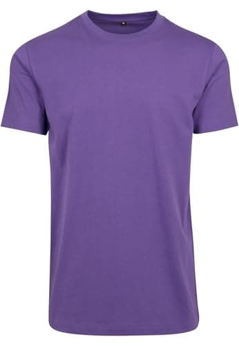 Image of Build Your Brand Men's T-Shirt Round Neck, T-Shirt, BY004-01459-0058, Ultraviolet, XS