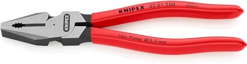 Image of KNIPEX High Leverage Combination Pliers with Plastic Coating 200 mm, 02 01 200
