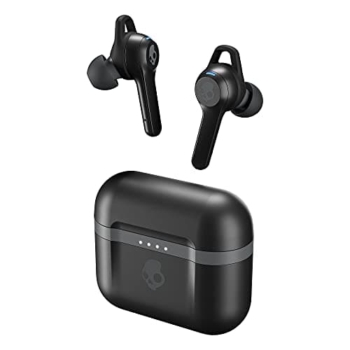 Image of Skullcandy Indy Evo True Wireless In-Ear Bluetooth Earbuds Compatible with iPhone and Android/Charging Case and Microphone/Great for Gym, Sports, and Gaming, IP55 Water Dust Resistant - Black