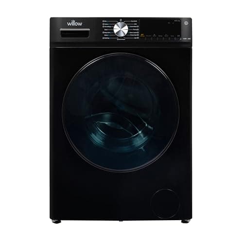 Image of Willow WWDE8514BL 8kg Washer Dryer 1400 Spin with BLDC Inverter Motor, 15 Programmes, LED Display, Front Loading Washer Dryer Machine - A-D Rated - Black
