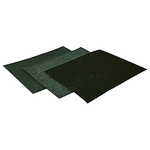 Image of Rolson 24507 10 pc Wet and Dry Sand Sheets, Black