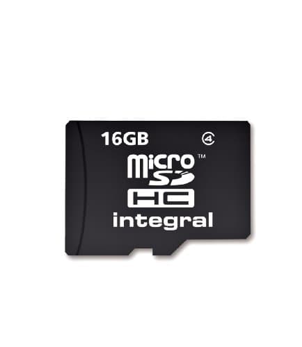 Image of Integral 16 GB MicroSDHC Memory Card
