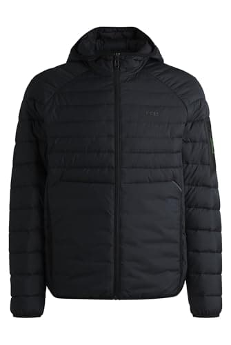 Image of BOSS Mens J Thor 2 Water-Repellent Jacket with Decorative Reflective Details