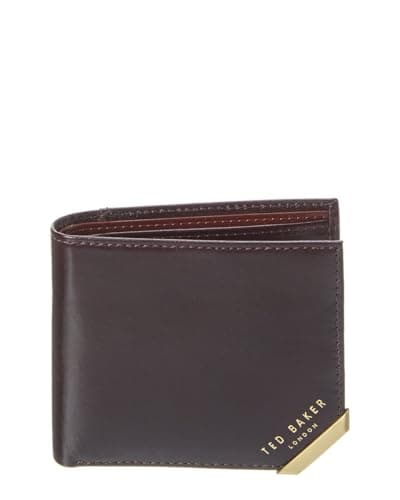 Image of Ted Baker Men's Korning Travel Accessory Bi Fold Wallet, Xchocolate, One Size UK