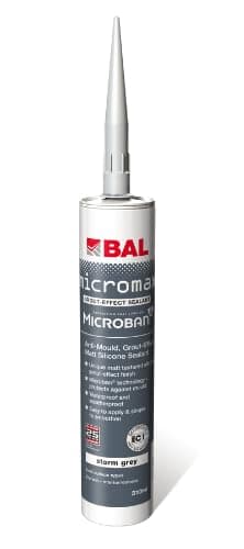 Image of BAL Micromax Grout Effect Silicone Storm Grey