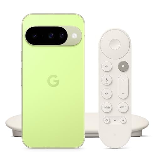 Image of Google Pixel 10 - Unlocked Android Smartphone with Gemini, Advanced Triple Rear Camera, 24+ Hour Battery - Lemongrass, 128GB TV Streamer (4K), Fast Streaming Entertainment - Porcelain