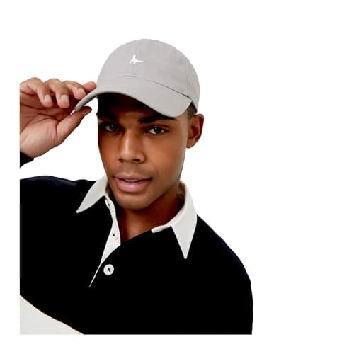 Image of Jack Wills Mens Enfield Classic Logo Cap Grey One Size