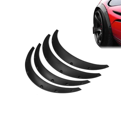 Image of Fesatccoz Pack of 4 Wheel Arch Wideners, 80 cm Widening Mudguard, Universal Fender for Jeep and Decoration