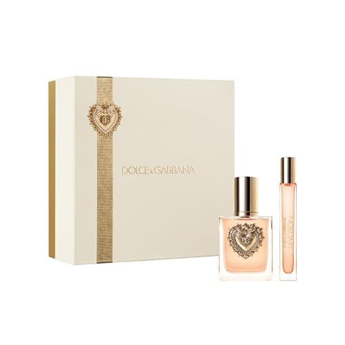 Image of Dolce & Gabbana Devotion Eau de Parfum 50ml Gift Set 2024 (Contains 50ml EDP and 10ml Travel Spray)