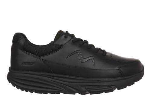 Image of MBT Simba Trainer II Women's Trainers. Casual and Versatile Design Sneakers. Synthetic Leather and Quick Loop System. Physiological Footwear with Cushioning and Breathability. Colour: Black