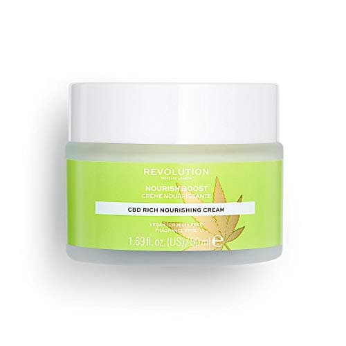 Image of Revolution Beauty London Skincare, Nourish Boost, CBD Rich Nourishing, Face Cream, 50ml