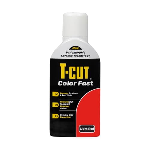 Image of T-Cut Colour Fast 3-in-1 Paintwork Renovator, Light Red, 500ml