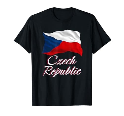 Image of Czech Republic Flag Patriotic Czechia Men Women Kids T-Shirt
