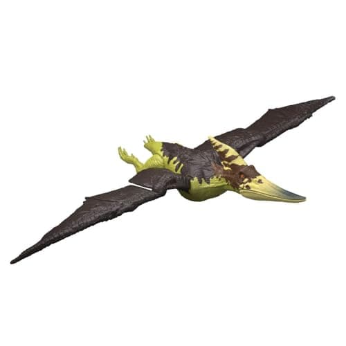 Image of Mattel Jurassic World Wild Roar Pteranodon Dinosaur Action Figure Toy with Chomp Attack, Light Up Feature & Roar Sound, Scan Code for Digital Play, JKL78