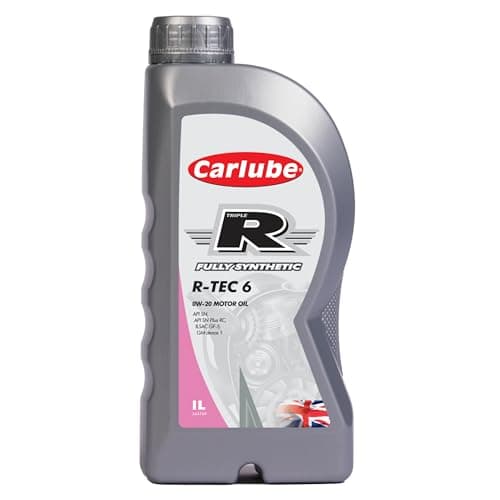 Image of Carlube Triple R 0W-20 API SP with RC, ILSAC GF-6A, GM Dexos 1 Fully Synthetic Engine Oil R-TEC 6 1L