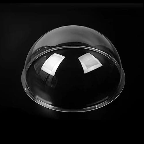 Image of LOTOWELZON 4.7 Inch Acrylic Replacement Transparent Clear Camera Dome Cover Security Camera Housing Pet Dog Fence Window Skylight (ID120mm*H60mm/4.7 * 2.4in)