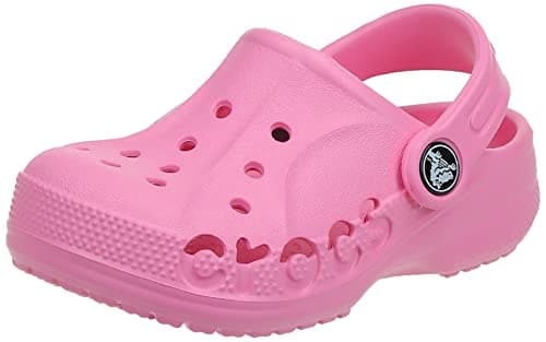 Image of Crocs Unisex Kids Baya Clog K Clog, Pink Lemonade, 12 UK Child