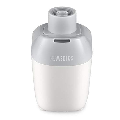 Image of HoMedics Personal Travel Ultrasonic Humidifier | Portable Mister, 9 Hour Runtime, Silent Personal Water Purifier | BONUS FREE TRAVEL BAG, Uses Standard Water Bottle, Car, Office, Cubicle & Bedroom