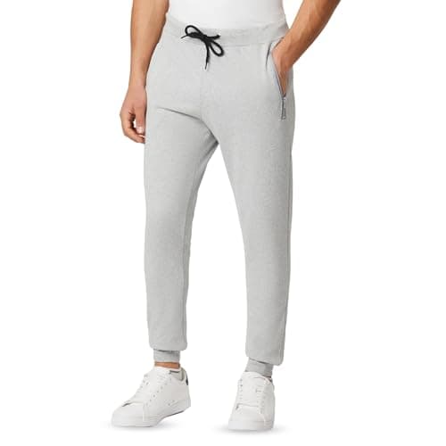 Image of FM London Mens Slim Fit For Sports Jogger, Grey, M UK