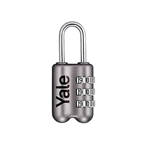 Image of Yale - YP2/23/128/1G Standard Security Luggage Combination Padlock - Grey