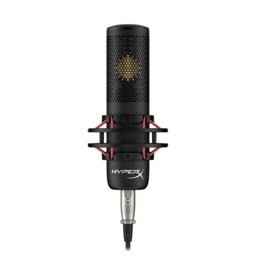 Image of HyperX 699Z0AA ProCast – Large Diaphragm Condenser Mic, XLR Connection, Black