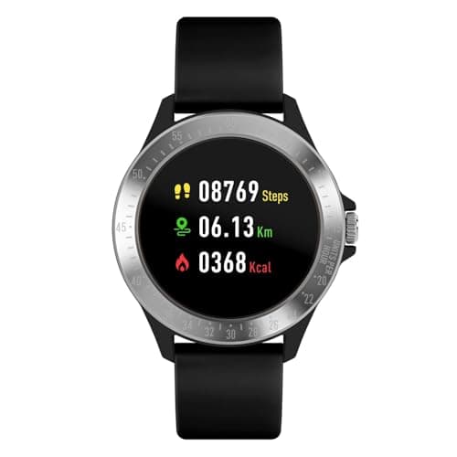 Image of Harry Lime Fashion Smart Watch in Black with Silver Colour Bezel