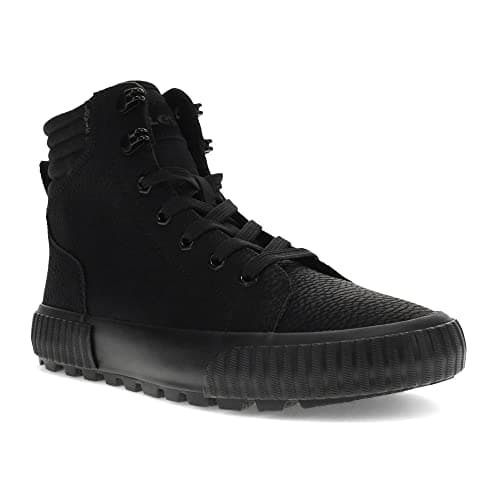 Image of Levi's Womens Olivia Hightop Platform Sneaker Shoe, Black, 4.5 UK