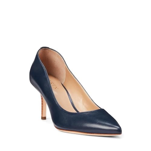 Image of LAUREN Ralph Lauren Women's Lanette Pump, Refined Navy, 8 UK