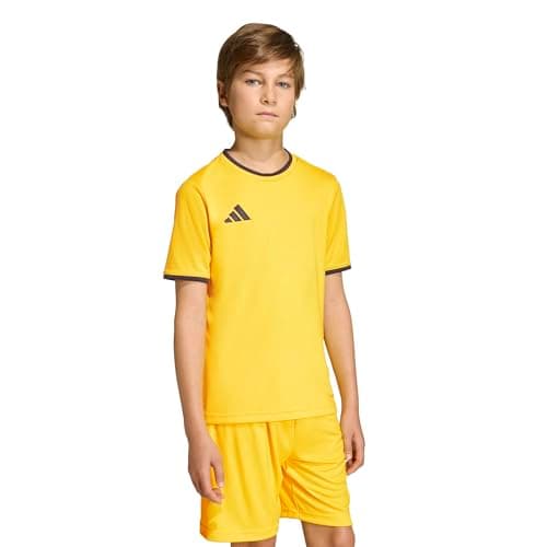 Image of adidas Unisex Kids Entrada26 Jersey Kids, Team Yellow/Black, 13-14 Years