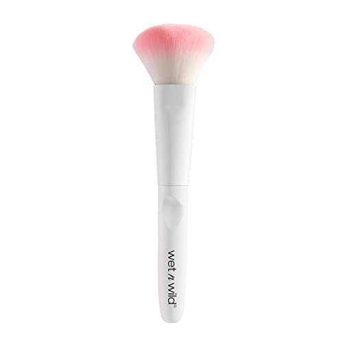 Image of Wet n Wild, Makeup Brush, Powder Brush, large, Plush Brush with Soft, Curved Bristles for an Even Application, Easy-to-use Makeup Brushes