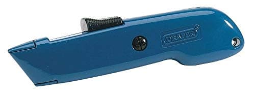 Image of Draper Utility Knife | Retractable Blade Box Cutter | Safety Lock Work Knife | 66274